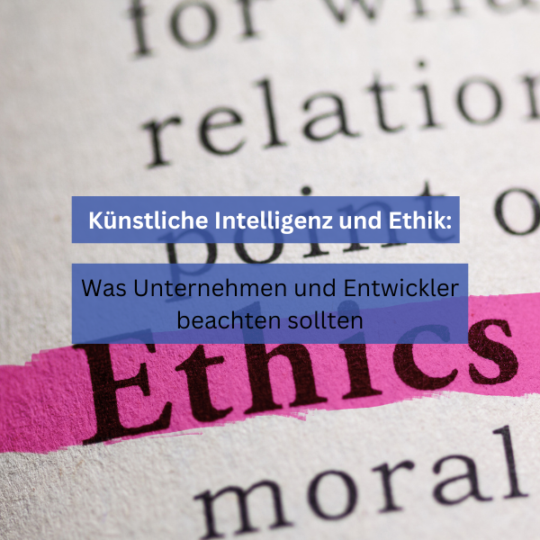 Künstliche Intelligenz Und Ethik: Was Unternehmen Und Entwickler ...